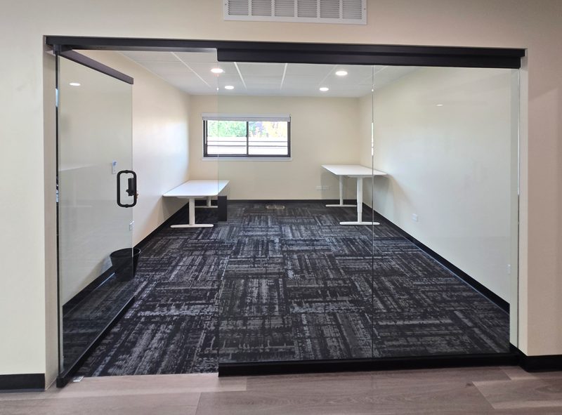 Private office for a therapist or counselor at ZipDesk Building 5